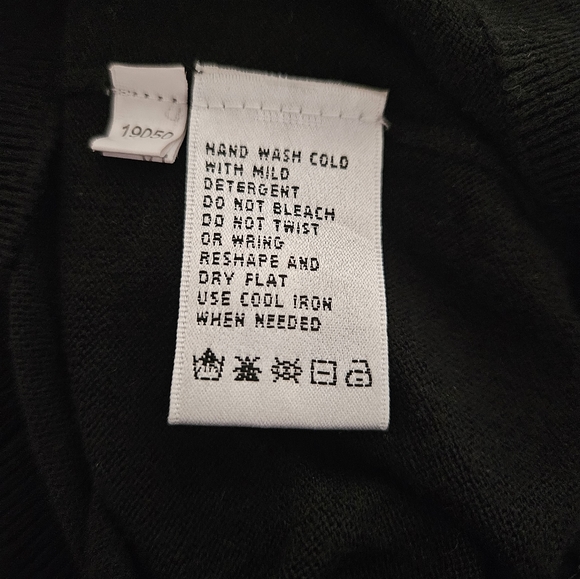 August Silk Black Cocktail Cardigan with Sheer Polk Dots - Picture 7 of 8